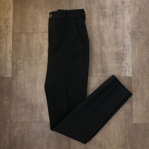 ZARA high rise slim slack pants